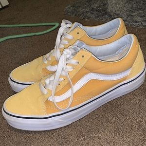 Old skool yellow vans
